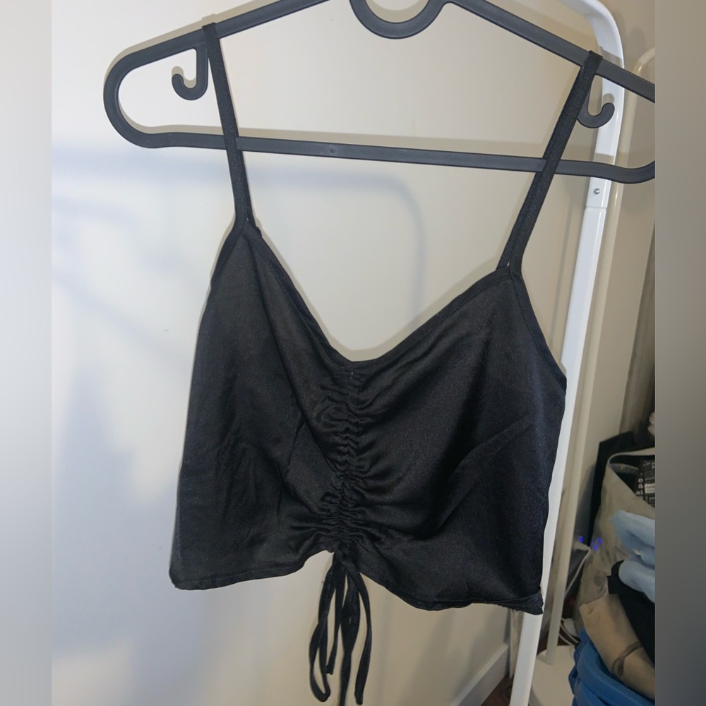 Black tank top